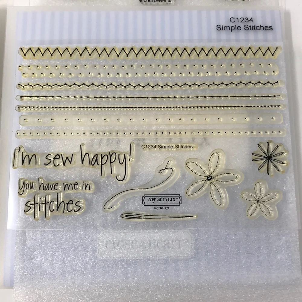 CTMH stamp bundle of 4 My Acrylix sets - Picture 5 of 6